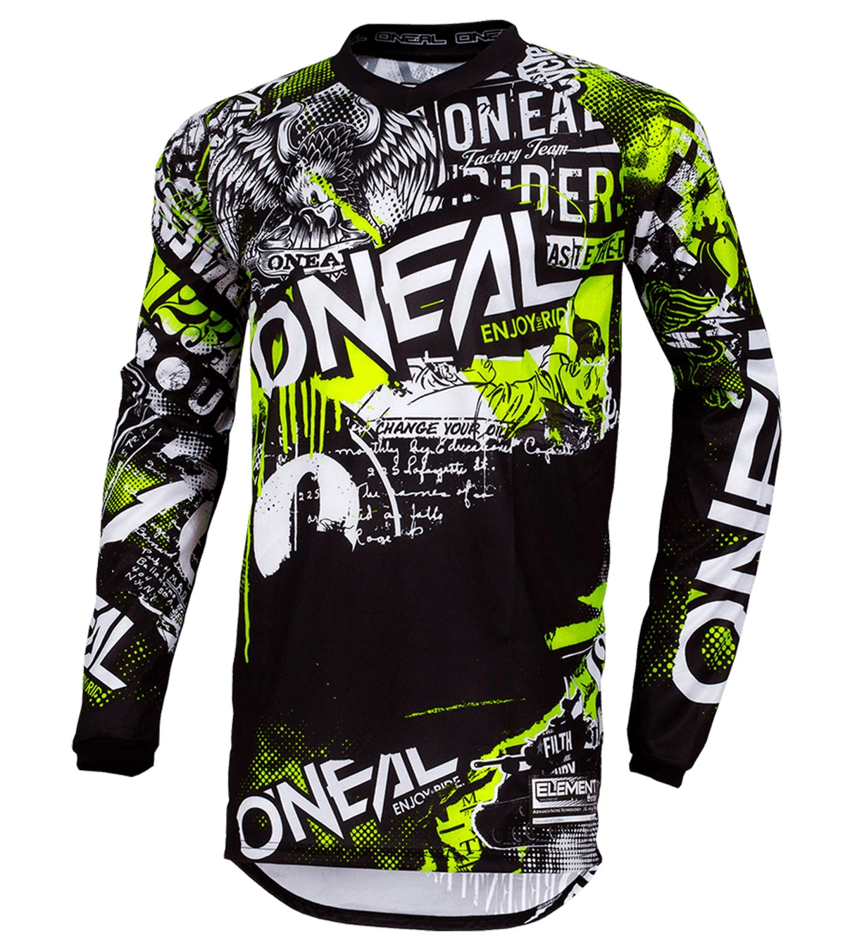 Oneal Element Jersey Attack Fahrradtriko 3 Oneal Element Jersey Attack Fahrradtriko