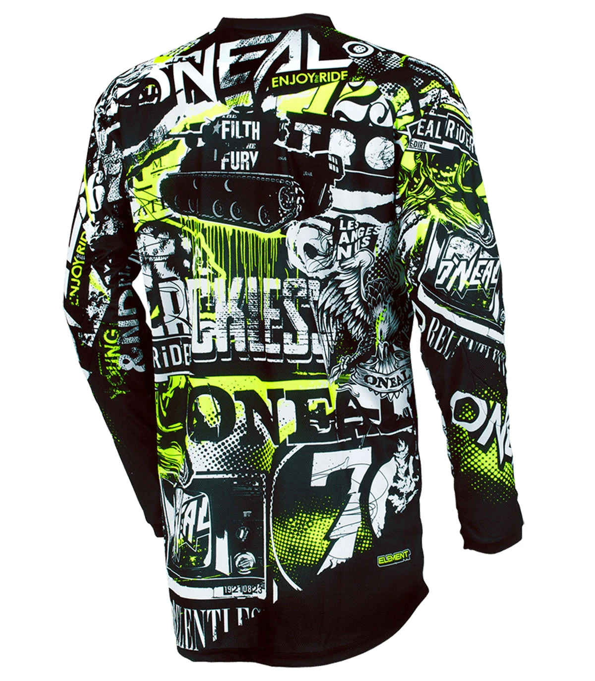 Oneal Element Jersey Attack Fahrradtriko 4 Oneal Element Jersey Attack Fahrradtriko – Bild 2