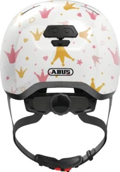 Abus Skrup KID Fahrradhelme -Abus Verkäufe 04718 SKURB KID WHITE CROWNS REAR