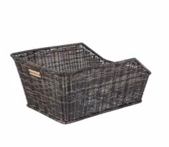 Basil Cento Rattan Look Gepäckträger-Fahrradkorb